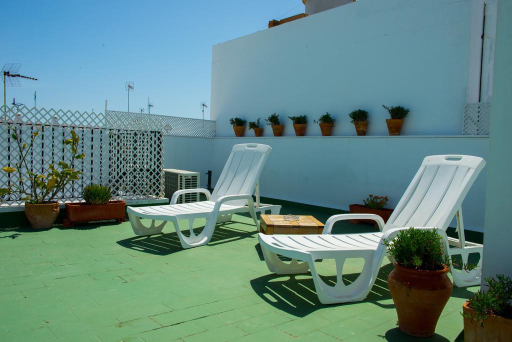 Hostal Andalucia Чипиона Экстерьер фото